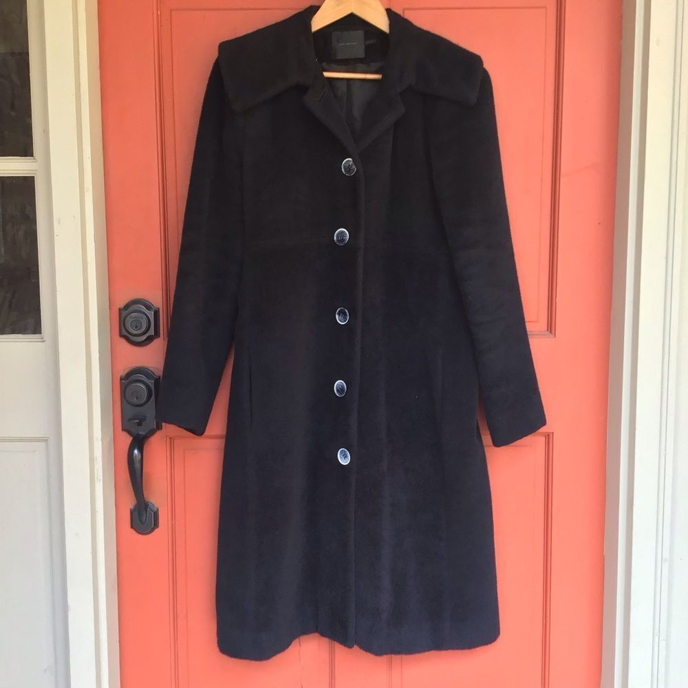 Vintage Bern & Mort Alpaca/Wool Black Women's Coat